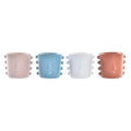 Planter DKD Home Decor Face Stoneware (15 x 13 x 12,5 cm) (4 Units)