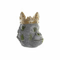 Planter DKD Home Decor Grey Golden Gorilla Magnesium (29 x 26 x 34,9 cm)