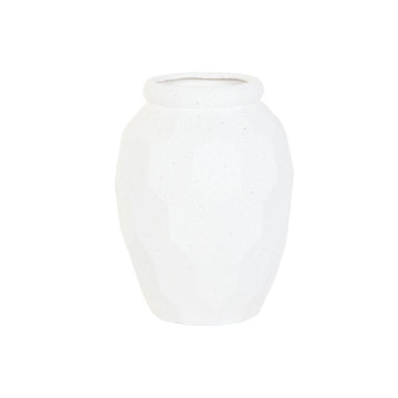 Planter Home ESPRIT White Magnesium Modern 43 x 43 x 80 cm