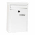 Letterbox Arregui White Steel 22 X 8 X 32 cm