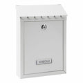 Letterbox Arregui White Steel Civic