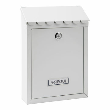 Letterbox Arregui White Steel Civic