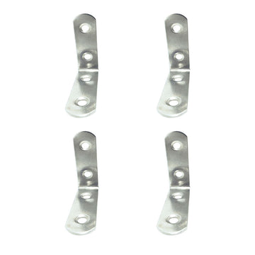 Set square EDM 86091 an24 Stainless steel 5 x 5 x 1,6 cm 4 Units