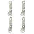 Set square EDM 86092 an24 Stainless steel 6 x 6 x 1,9 cm 4 Units