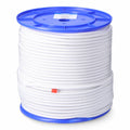 Rope EDM 87922 White Polyester Latex 10 mm x 100 m Elastic