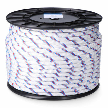 Rope EDM 87937 Driza White Polyester 16 mm x 100 m Braiding