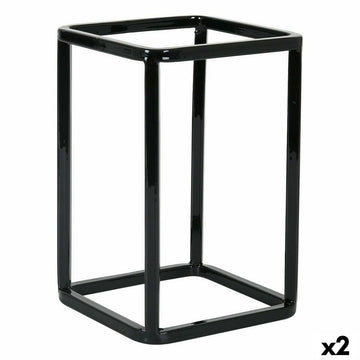 Kitchen Utensils Stand Inde Metal 12 x 12 x 18 cm Multi-purpose basket (2 Units)