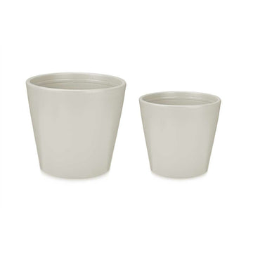 Set of pots Ibergarden Grey Clay Ø 22 cm Ø 28 cm 28 x 27 x 28 cm 2 Pieces