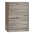 Shoe Rack Gift Decor Grey Particleboard 24 x 80 x 60 cm 60 x 80 x 24 cm