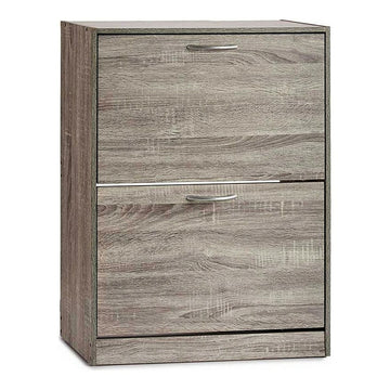 Shoe Rack Gift Decor Grey Particleboard 24 x 80 x 60 cm 60 x 80 x 24 cm
