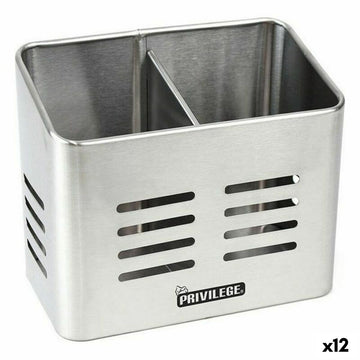 Cutlery Drainer Privilege 40599 Stainless steel 16 x 9 x 13 cm (12 Units)