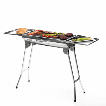 Stainless Steel Foldable Charcoal BBQ ExelQ InnovaGoods Stainless steel (Refurbished B)