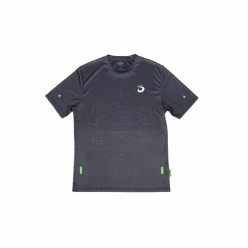 Short-sleeve Sports T-shirt Lok Sports Play Black Padel