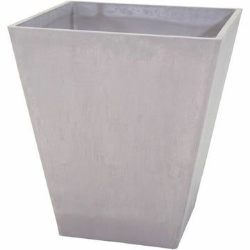 Plant pot Mega Collections Ecostone Square Brown Taupe Plastic Recycled 48 x 57 cm
