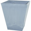 Plant pot Mega Collections Ecostone Square Grey Plastic Recycled 48 x 57 cm 48 x 48 x 57 cm