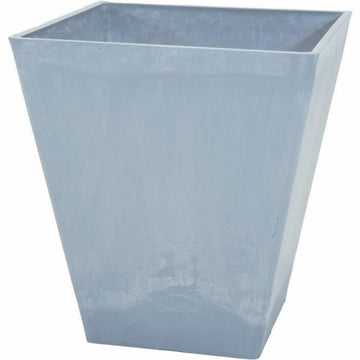 Plant pot Mega Collections Ecostone Square Grey Plastic Recycled 48 x 57 cm 48 x 48 x 57 cm
