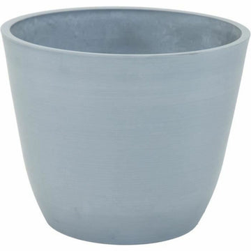 Plant pot Mega Collections Ecostone Egg Grey Plastic Recycled 41 x 33 cm 42 x 42 x 67 cm