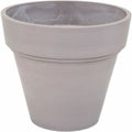 Plant pot Mega Collections Ecostone Planter Brown Taupe Plastic Recycled 55 x 51 cm
