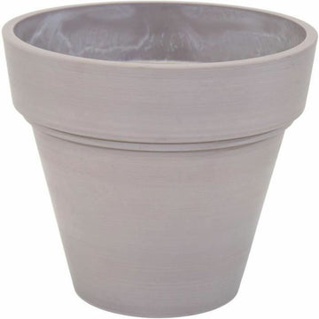 Plant pot Mega Collections Ecostone Planter Brown Taupe Plastic Recycled 55 x 51 cm