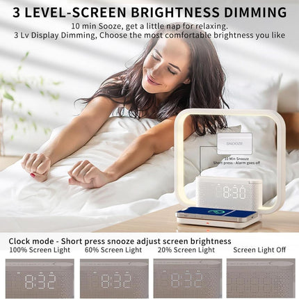 Sunrise Alarm Clock With Wireless Charging Station