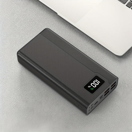 NNETM  40000mAh Portable Power Bank – High-Capacity Fast Charging Battery with USB & Type-C