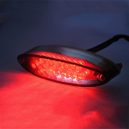 Universal Motorcycle 28 LED Brake Stop Tail Light License Plate Rear Lamp Suitable For All Motorcycles
