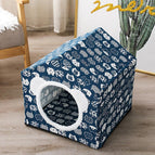 Dark Blue Lucky Cat / M