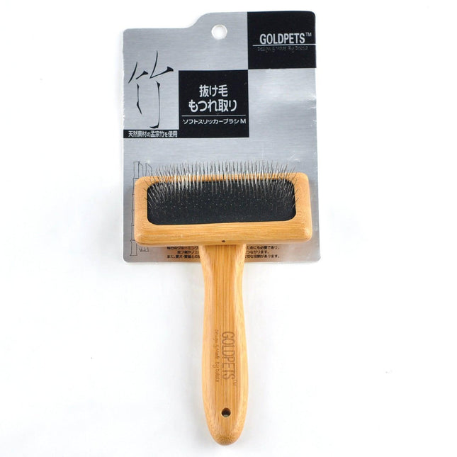 Luxury Bamboo Bliss Pet Grooming Air Cushion Needle Comb
