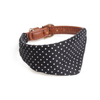 Black / Triangle Scarf Collar 1.3X42Cm