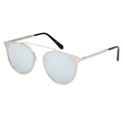 Modern Horn Rimmed Round Sunglasses