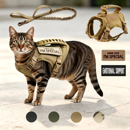 Tactical Pet Harness Set