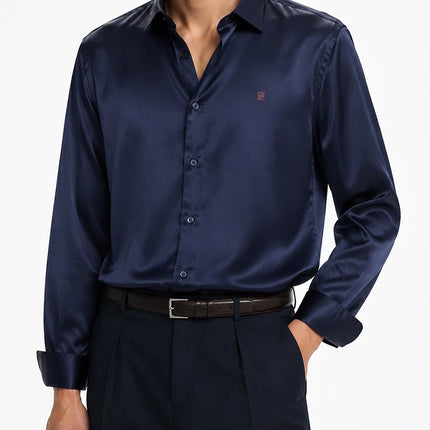 Men’s Satin Dress Shirt