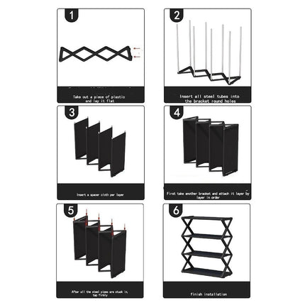 Large-Capacity Shoe Storage Rack