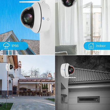 5MP Wi-Fi Dome PTZ Security Camera