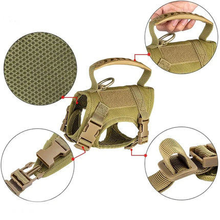 Tactical Pet Harness Set