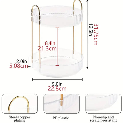360° Rotating Skincare, Perfume & Beauty Organiser