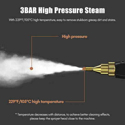 2500W High-Pressure Steam Cleaner