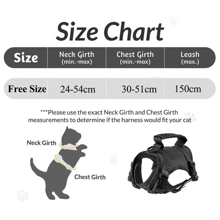 Tactical Pet Harness Set