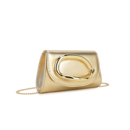 Gold Evening Clutch Bag