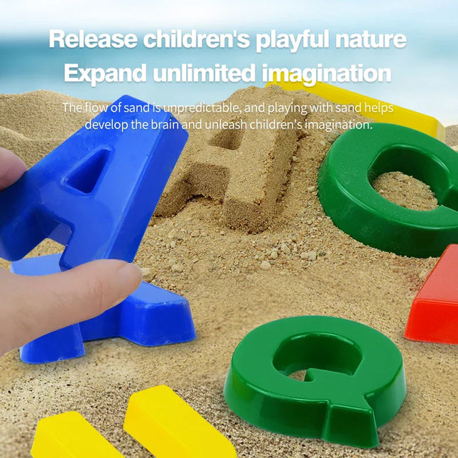 Alphabet Sand Molds Set