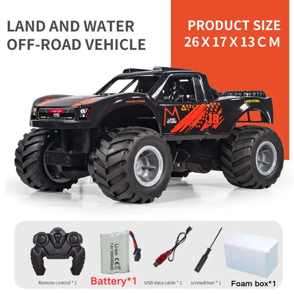 Amphibious 4WD Stunt RC Car
