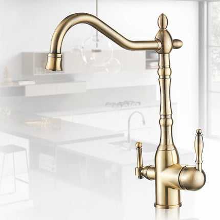 Antique Copper Kitchen Faucet