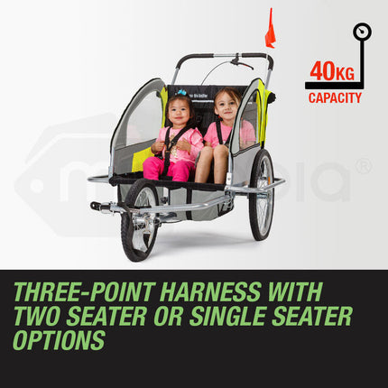 Kids Bike Trailer & Bicycle Pram Stroller
