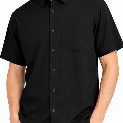 Melange Casual Short Sleeve Shirt