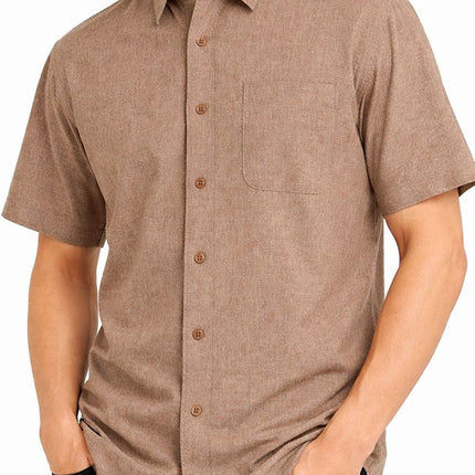 Melange Casual Short Sleeve Shirt