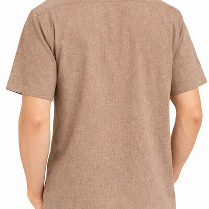 Melange Casual Short Sleeve Shirt