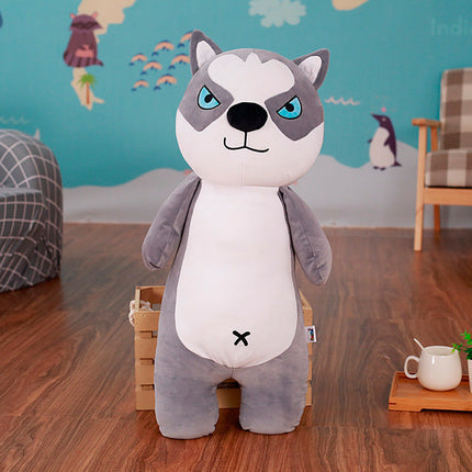 Bulldog & Husky Plush Toy