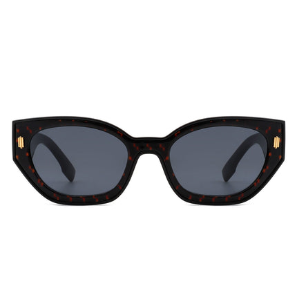 Geometric Retro Cat Eye Sunglasses
