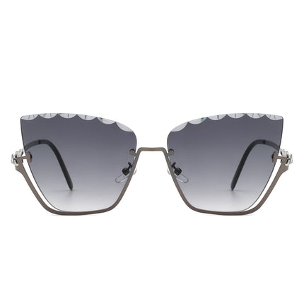 Irregular Square Cat Eye Sunglasses