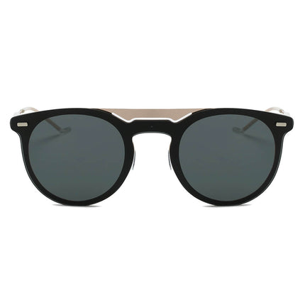 Retro Mirrored Round Sunglasses